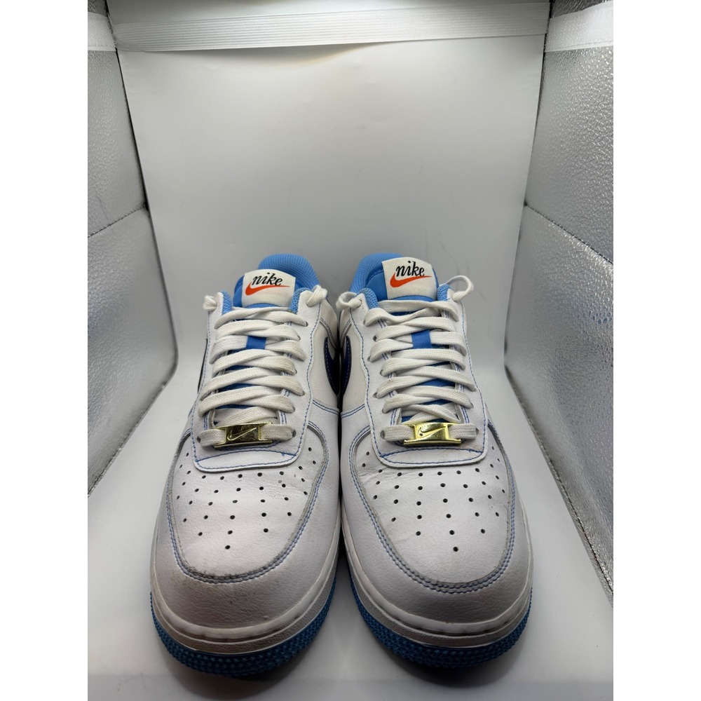 Nike Air Force 1 Low First Use University Blue White DA8478-100 Mens 7.5